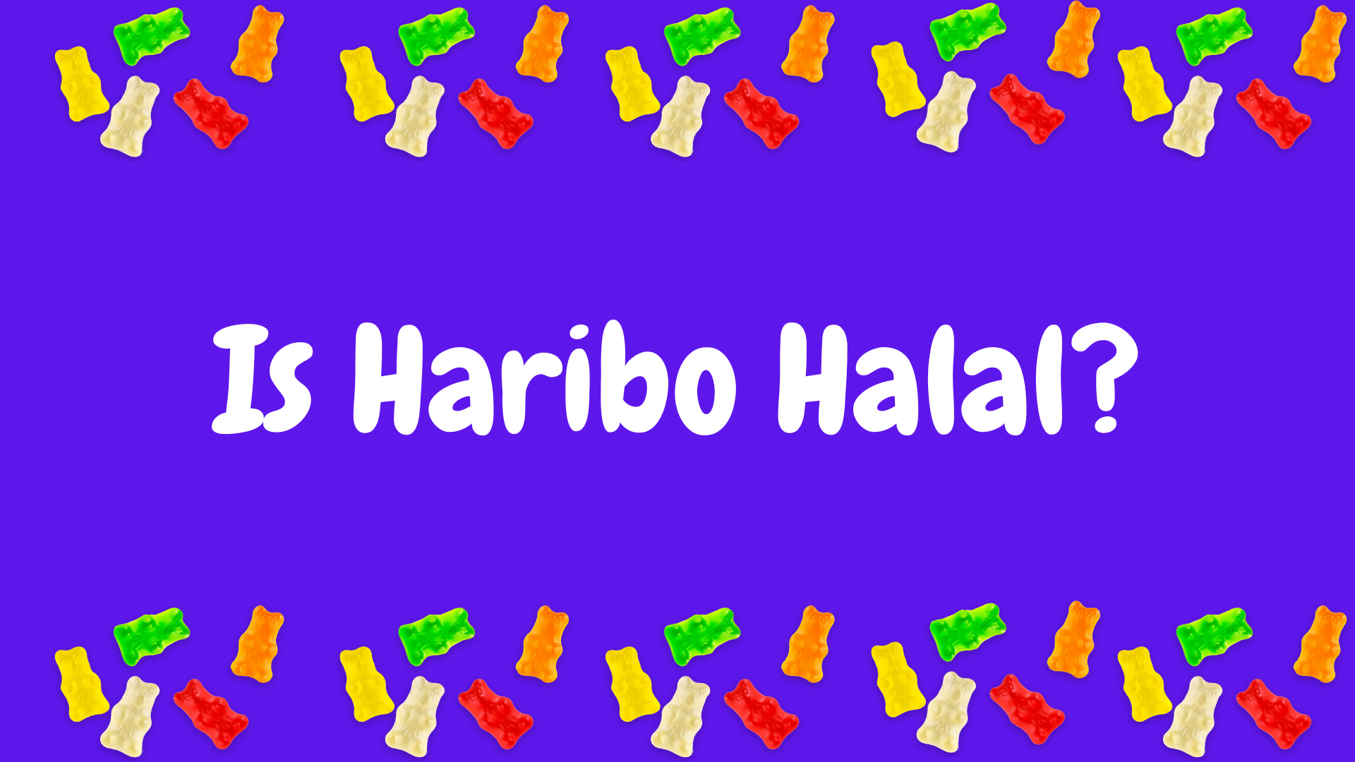 is haribo halal
