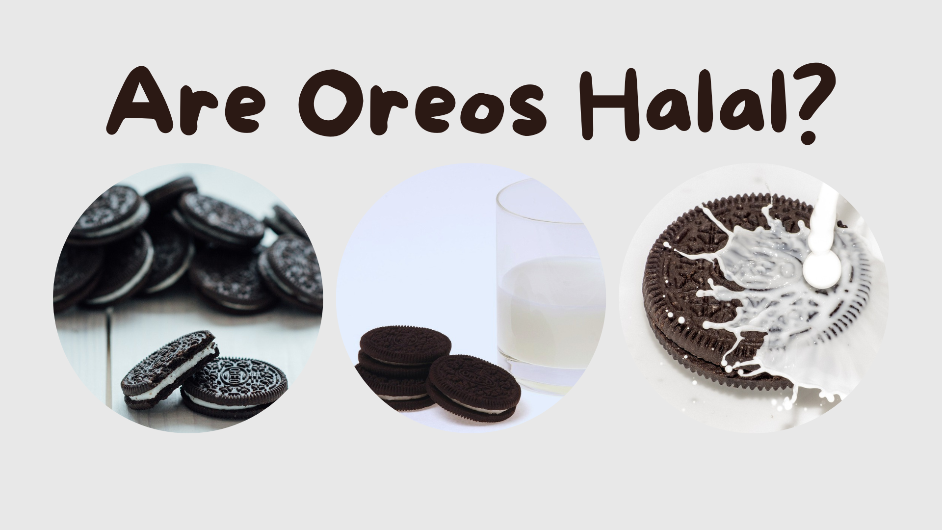 are Oreos halal