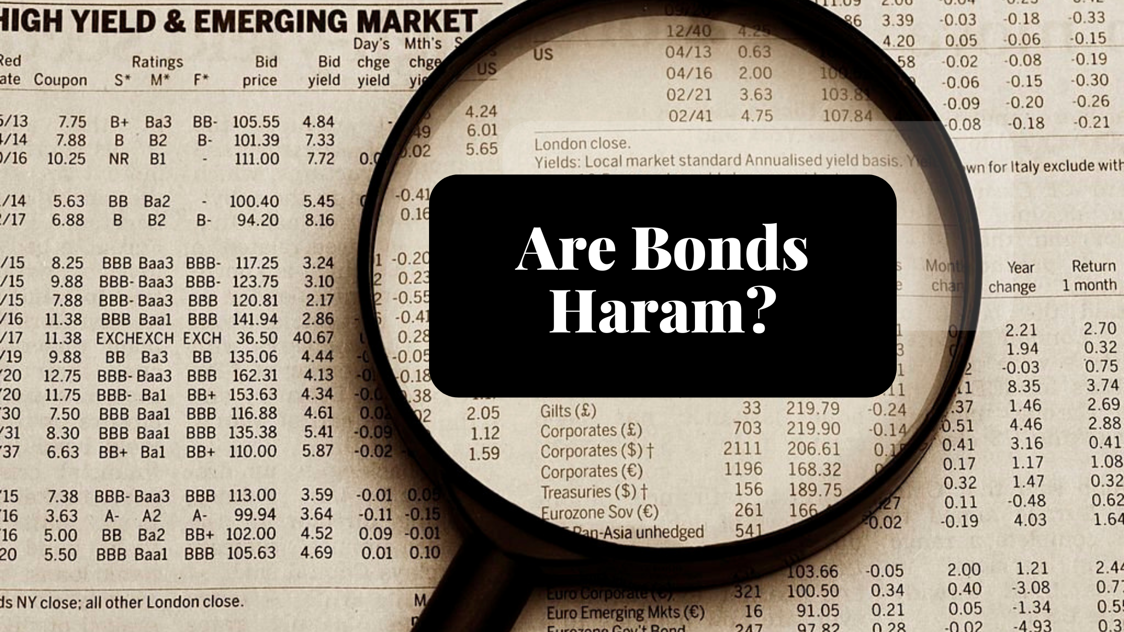 Home are bonds haram