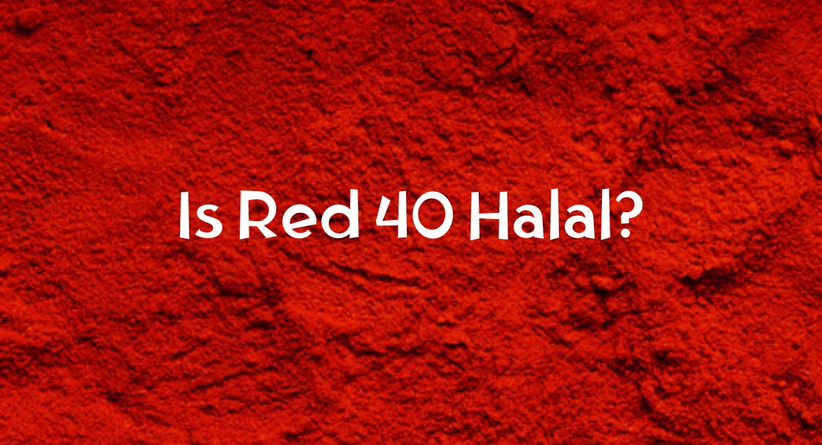 Is Red 40 Halal