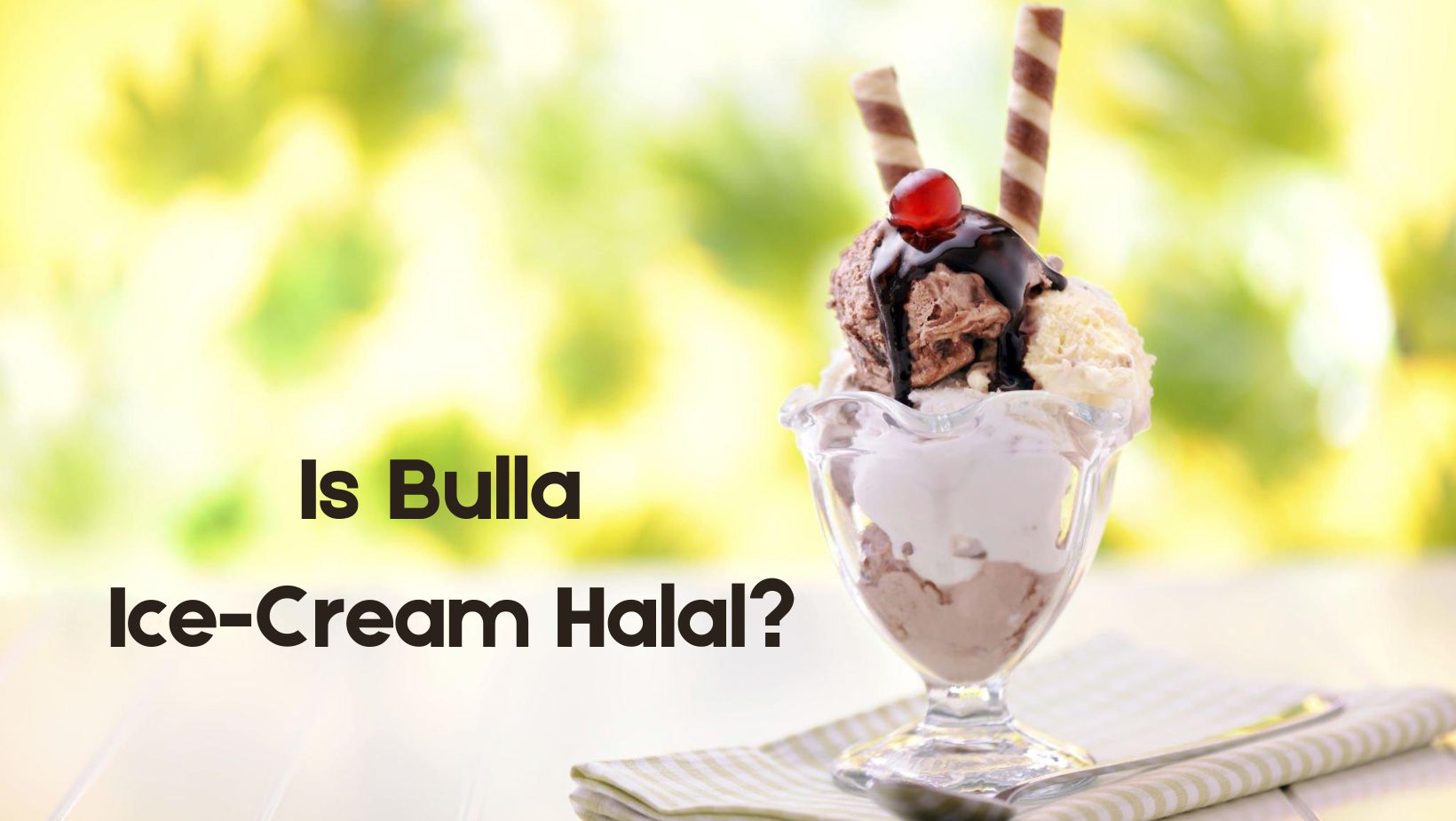 Home Is Bulla Ice Cream Halal?